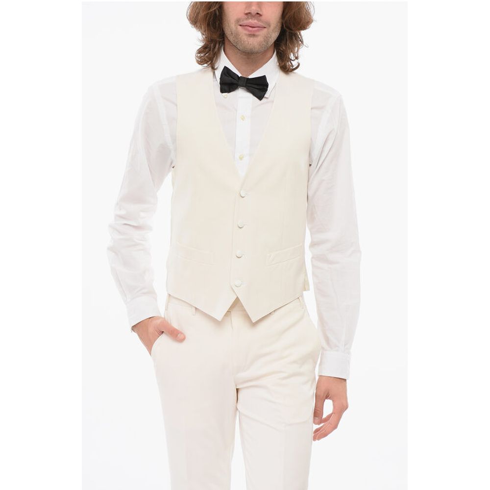 Corneliani CODE Virgin Wool TAILORED 3 Piece Suit With Peak Lapel