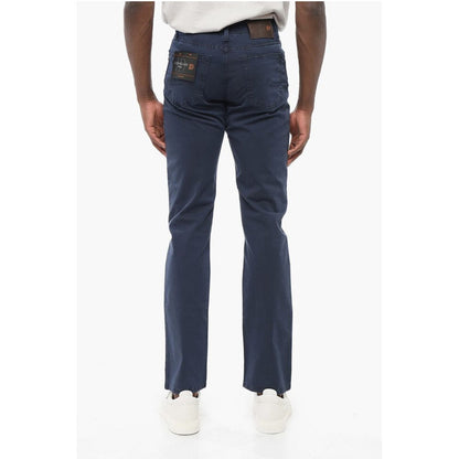 Corneliani ID Stretch Cotton LAZISE 5-Pockets Pants