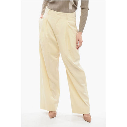 Bottega Veneta Silk Blend Palazzo Pants