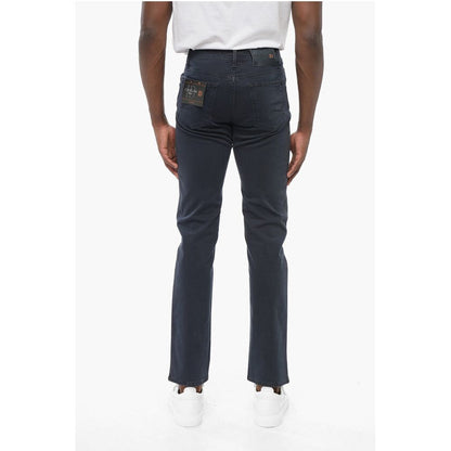 Corneliani ID Ton-sur-ton Embroidered Denims