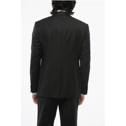 Corneliani CODE Virgin Wool Suit with Peak Lapel