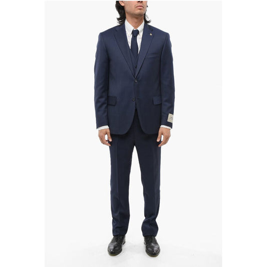 Corneliani CC COLLECTION 3-Piece RIGHT Virgin Wool Suit