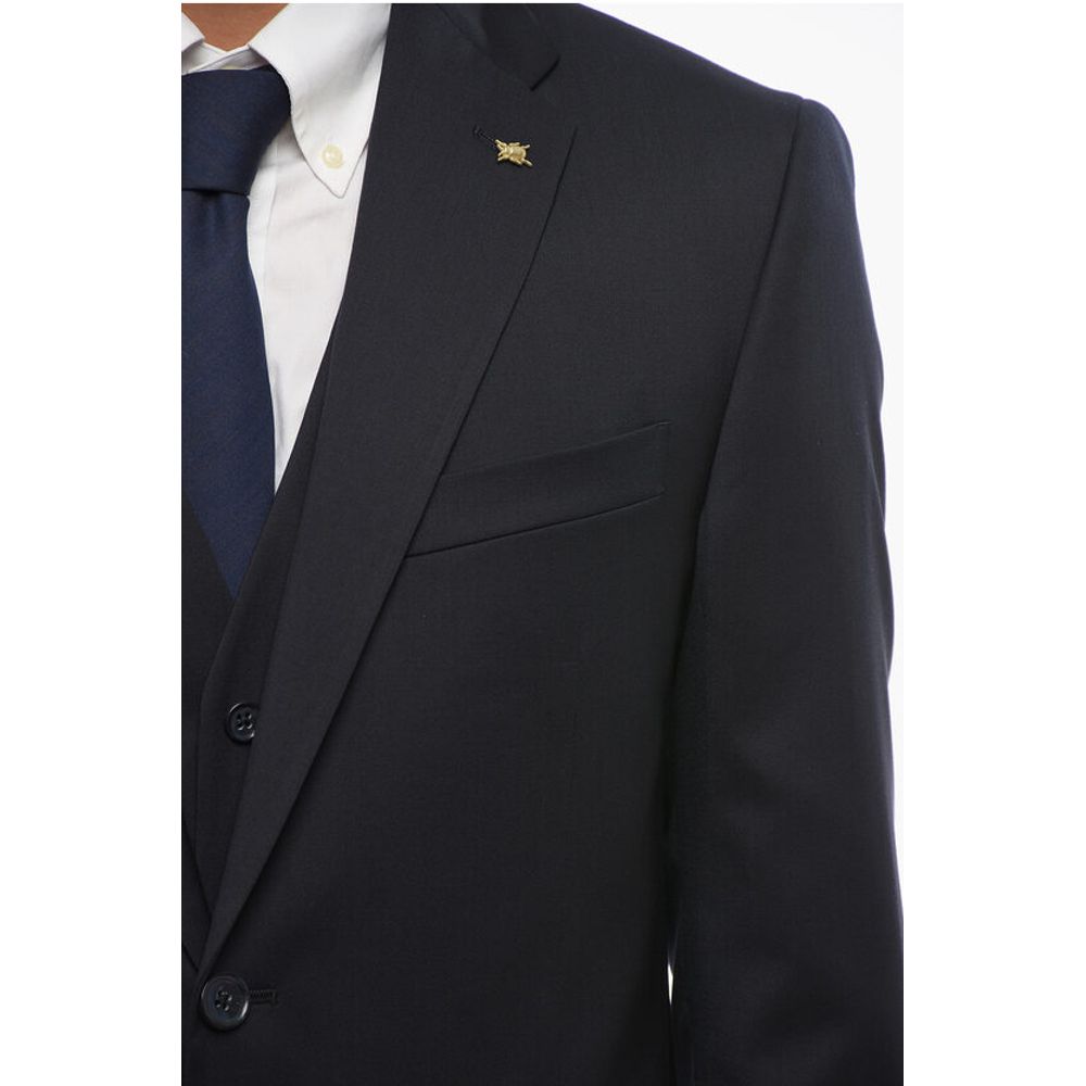Corneliani CC COLLECTION 3-Piece RIGHT Virgin Wool Suit