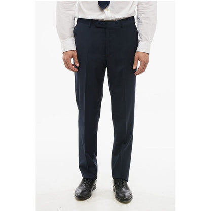 Corneliani CC COLLECTION Virgin Wool REFINED Suit with Micro Houndstoot