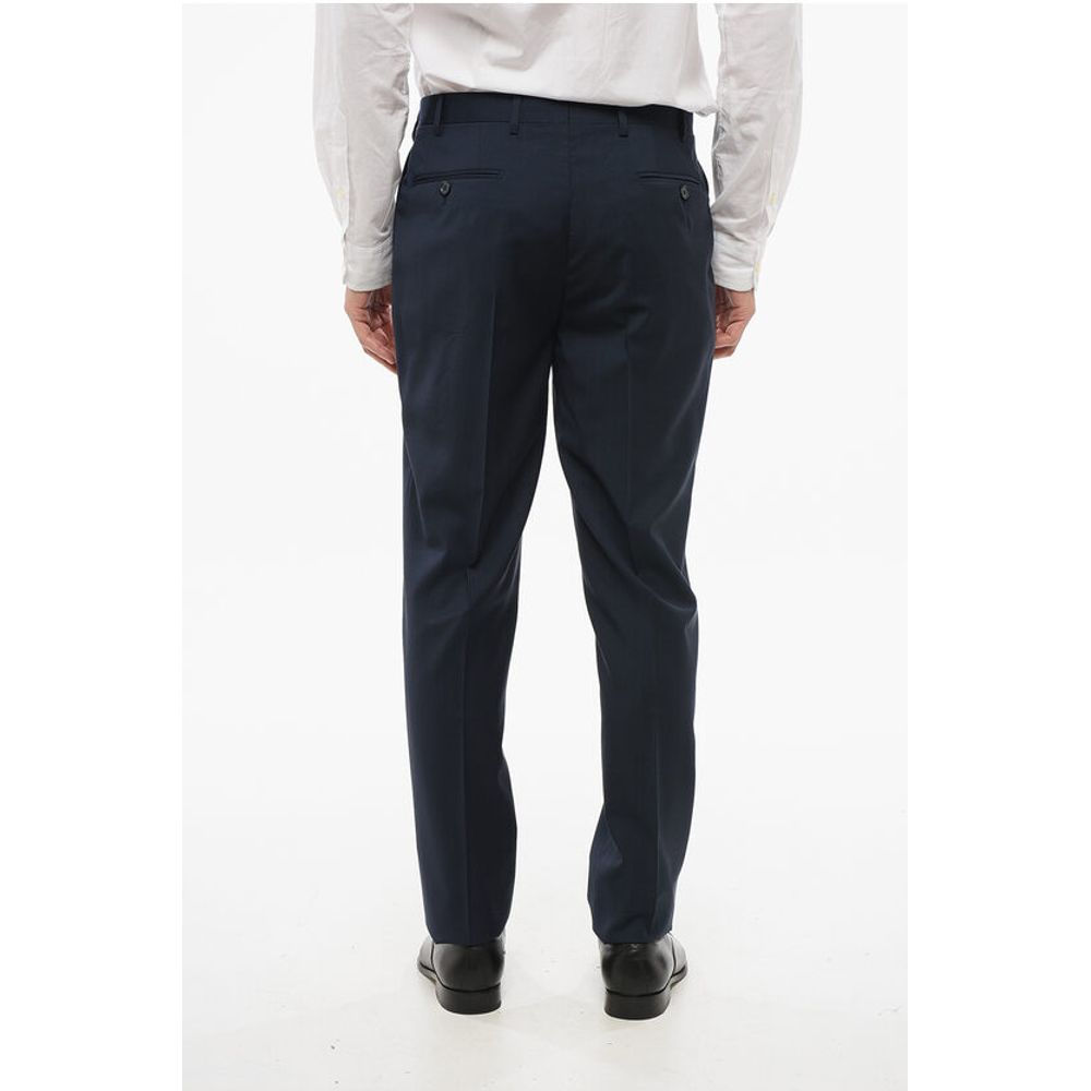 Corneliani CC COLLECTION Virgin Wool REFINED Suit with Micro Houndstoot