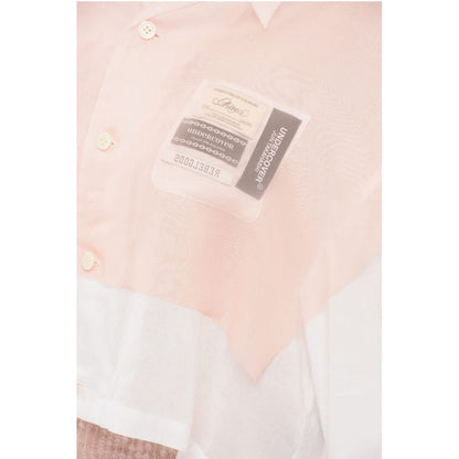 Undercover Cropped Blouse With Sheer Layer