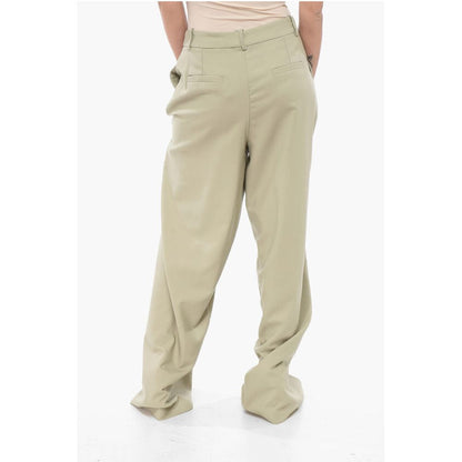 Federica Tosi Wool Blend Palazzo Pants