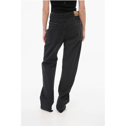Isabel Marant Slim Fit NOEMIE Denims with Raw-cut Details 23cm