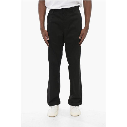Department 5 Solid Color JOVI Pants with Cuffed Hem
