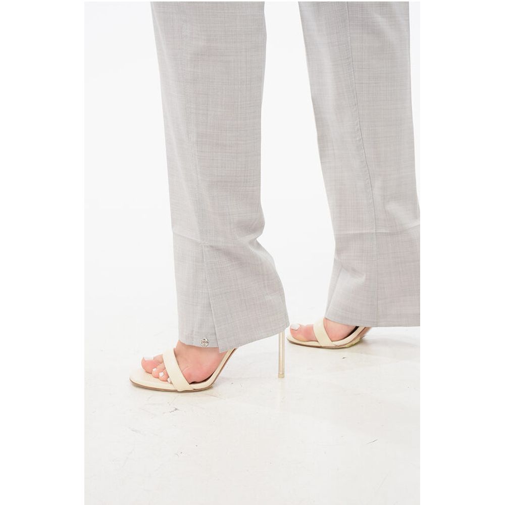 Setchu Wool Blend Pants with Ankle Slits