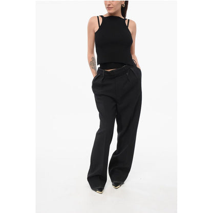 Maison Margiela MM3 Wool Wide-leg Pants