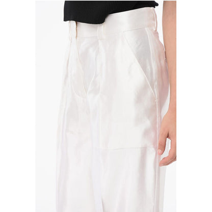 Armani Linen and Silk Blended Pants with Pleats