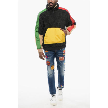 Dsquared² Sherpa RAIN PATCH Anorak with Nylon Details