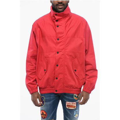 Dsquared² Cotton Blend Windbreaker with Back Embossed Logo
