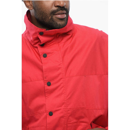 Dsquared² Cotton Blend Windbreaker with Back Embossed Logo