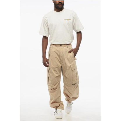 Dsquared² Stretch Cotton CONTRAST Cargo Pants with Visible Stitchings
