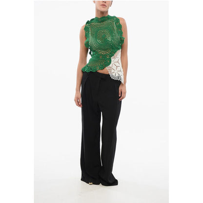 The Row Crochet Asymmetric CHRYSTA Top