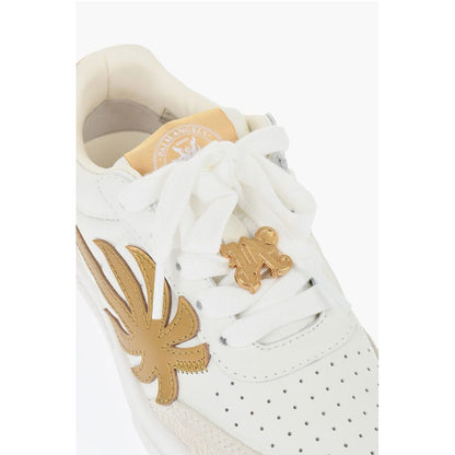 Palm Angels Leather UNIVERSITY Low-Top Sneakers
