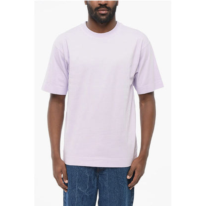 Dries Van Noten Crew Neck Monochrome Cotton T-Shirt