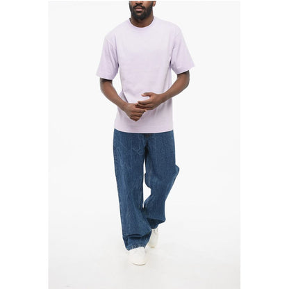 Dries Van Noten Crew Neck Monochrome Cotton T-Shirt