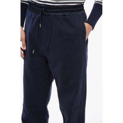 Saint Laurent Cuffed Cotton Sweatpants
