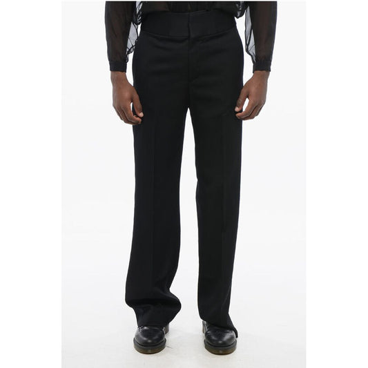 Valentino Virgin Wool Pants with Side Satin Bands