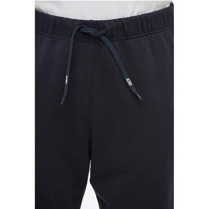 Autry Solid Color Cotton Joggers with Drawstring Waist