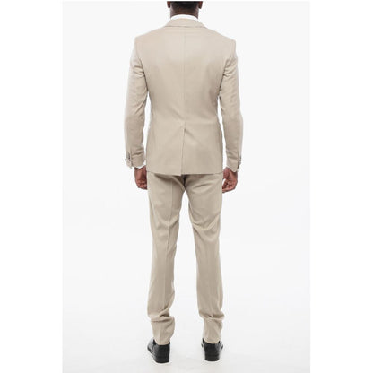 Tagliatore 3-Piece Suit with Satin Peak Lapel