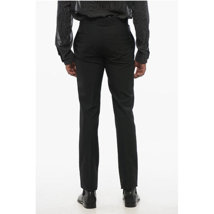 Givenchy 4-Pocketed Virgin Wool Pants with Chain Detail