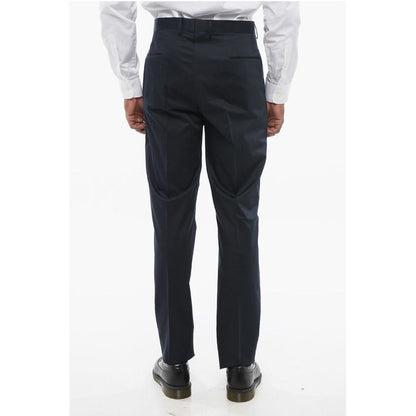 Tagliatore Stretch Cotton Chinos Pants with Belt Loops