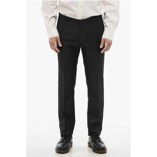 Corneliani CC COLLECTION Rip Stop Checked Wool and Silk CERIM.RESET Pan