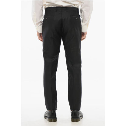 Corneliani CC COLLECTION Rip Stop Checked Wool and Silk CERIM.RESET Pan