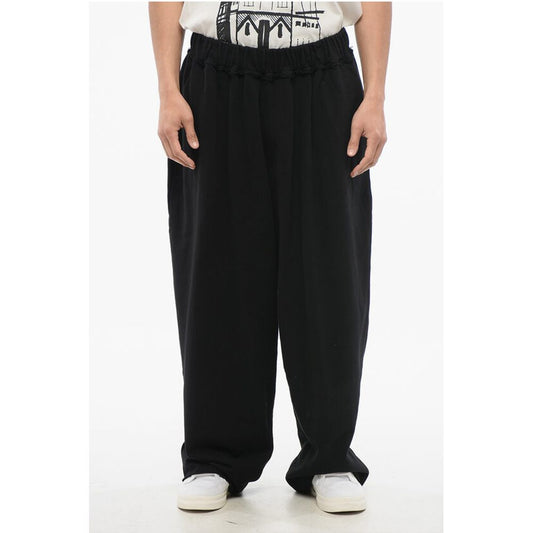 Airei Wide Leg Organic Cotton Joggers with Elastic Waistband