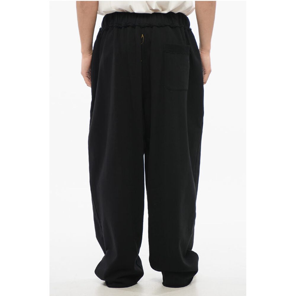 Airei Wide Leg Organic Cotton Joggers with Elastic Waistband