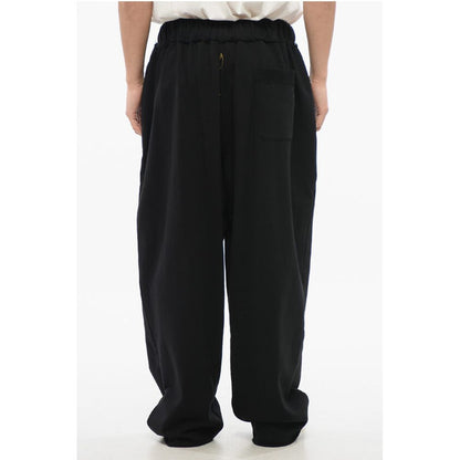 Airei Wide Leg Organic Cotton Joggers with Elastic Waistband