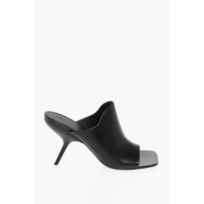 Salvatore Ferragamo Leather ERA Open Toe Mules 8cm