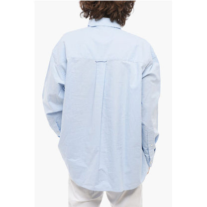 Studio Nicholson Solid Color RUSKIN Shirt with Button-Down Collar