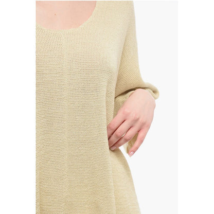 The Row Linen FALEXIS Top with 3/4 Sleeves