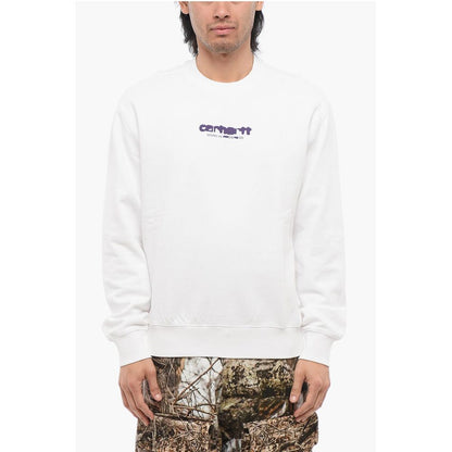 Carhartt Wip Brushed Cotton Crew-neck Sweatshirt with Contrasting Printed