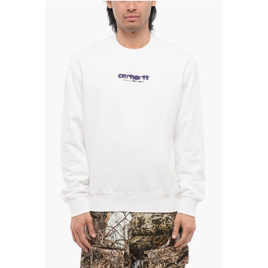 Carhartt Wip Brushed Cotton Crew-neck Sweatshirt with Contrasting Printed