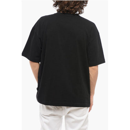 1989 Studio Solid Color Crew-neck T-Shirt with Contrasting Logo