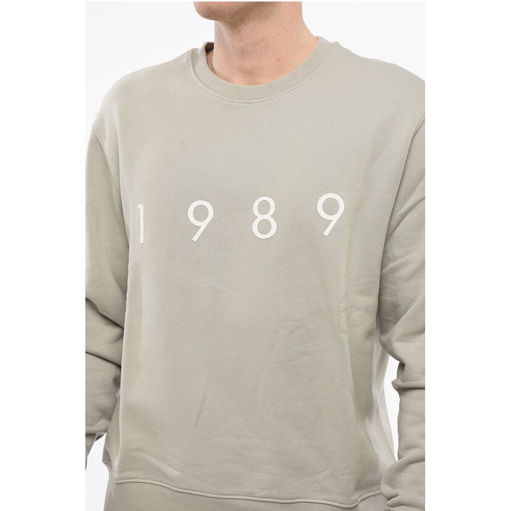 1989 Studio Brushed Cotton Crew-Neck Sweatshirt with Embossed Logo