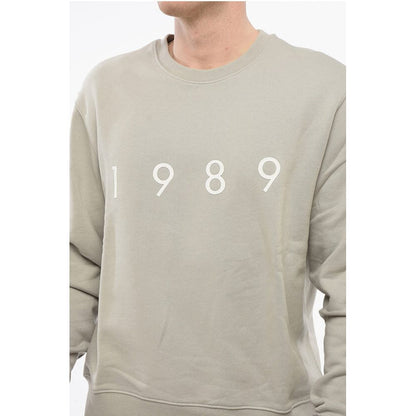 1989 Studio Brushed Cotton Crew-Neck Sweatshirt with Embossed Logo