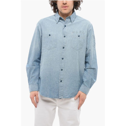 Polo Ralph Lauren Classic Fit Denim Shirt with Double Breast Pocket