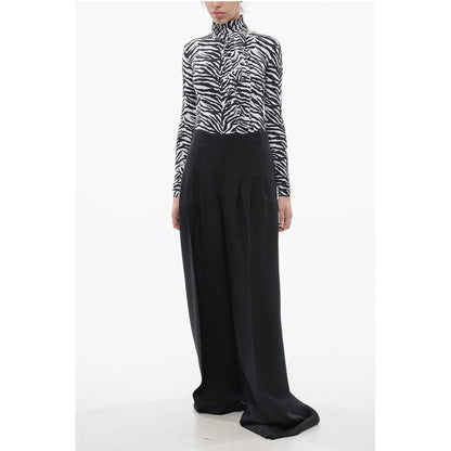 Dior Triple-pleated Palazzo Pants with Flush Pockets