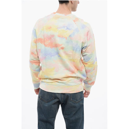 Balmain Logoed Sweatshirt with Distressed Trims