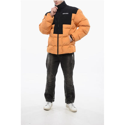 Marcelo Burlon Two Tone Designed LOGO CROSS Padded Jacket