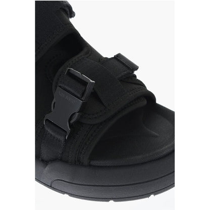 Neil Barrett LI-NING Solid Color Technical Fabric Sandals