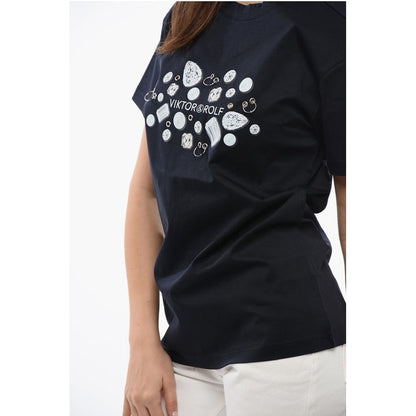 Viktor & Rolf Printed T-Shirt With Piercings Details