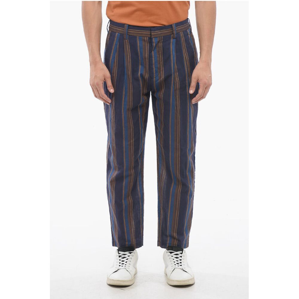 Viktor & Rolf Bayadere Patterned Cotton Chinos Pants